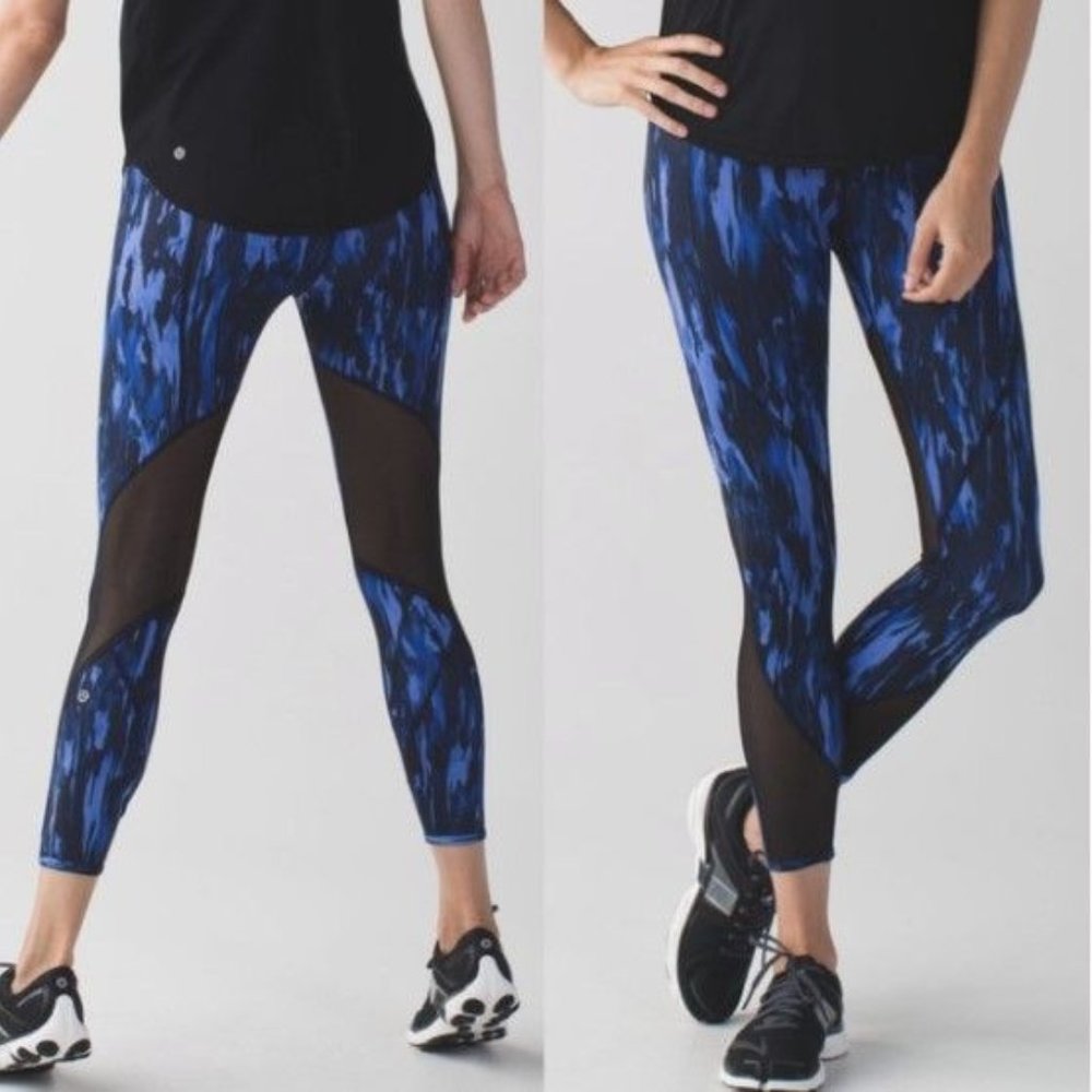Lululemon All Meshed Up 7/8 Tight Luxtreme Style W5K09S Size 6